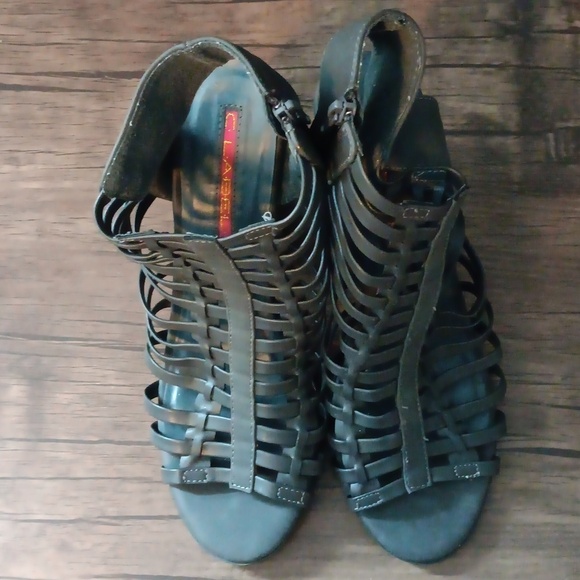 Women's shoes sandals gray size 10 - Picture 1 of 6